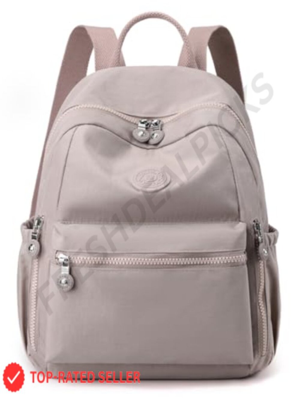 Mini Women's Nylon Backpack Purse Casual Daypack with 10 Pockets Fits iPad